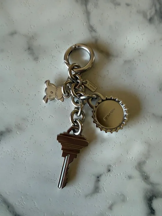 Coach Bottle Cap Bag Charm - Picture 2 of 2